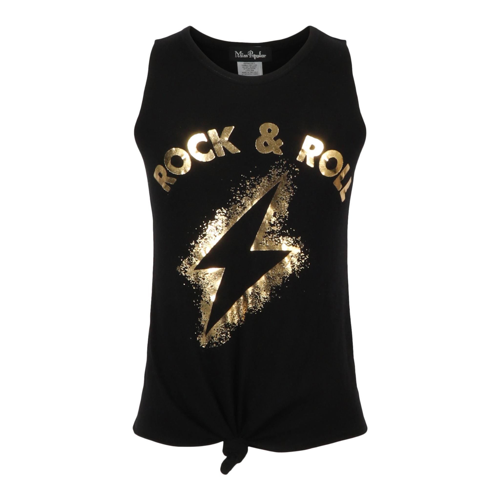 Rock N Roll Tie Waist Tank - Denny's