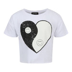 Ying Yang Heart Boxy Tee - Denny's