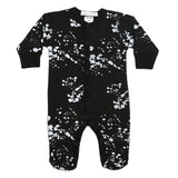 Black Splatter Footie - Denny's