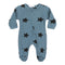Black Stars Denim Footie - Denny's