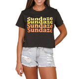 Short Sleeve Crop Sundaze Tee - Denny's