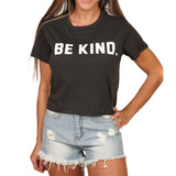 Short Sleeve Crop Be Kind Tee - Denny's