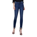 High Rise Front Seam Uneven Hem Skinny - Denny's