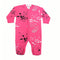 Pink Splatter Footie - Denny's