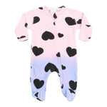 Ombre Hearts Footie - Denny's