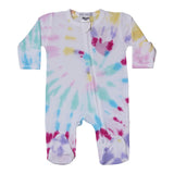 Rainbow Tie Dye Footie - Denny's