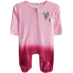 Pink Ombre Footie - Denny's