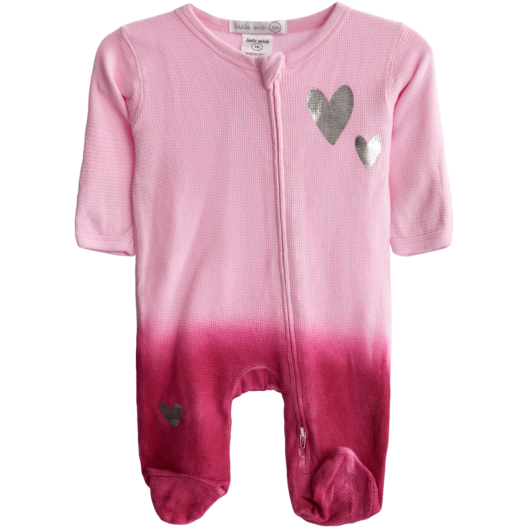 Pink Ombre Footie - Denny's