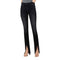 High Rise Slanted Slit Flare Jean - Denny's
