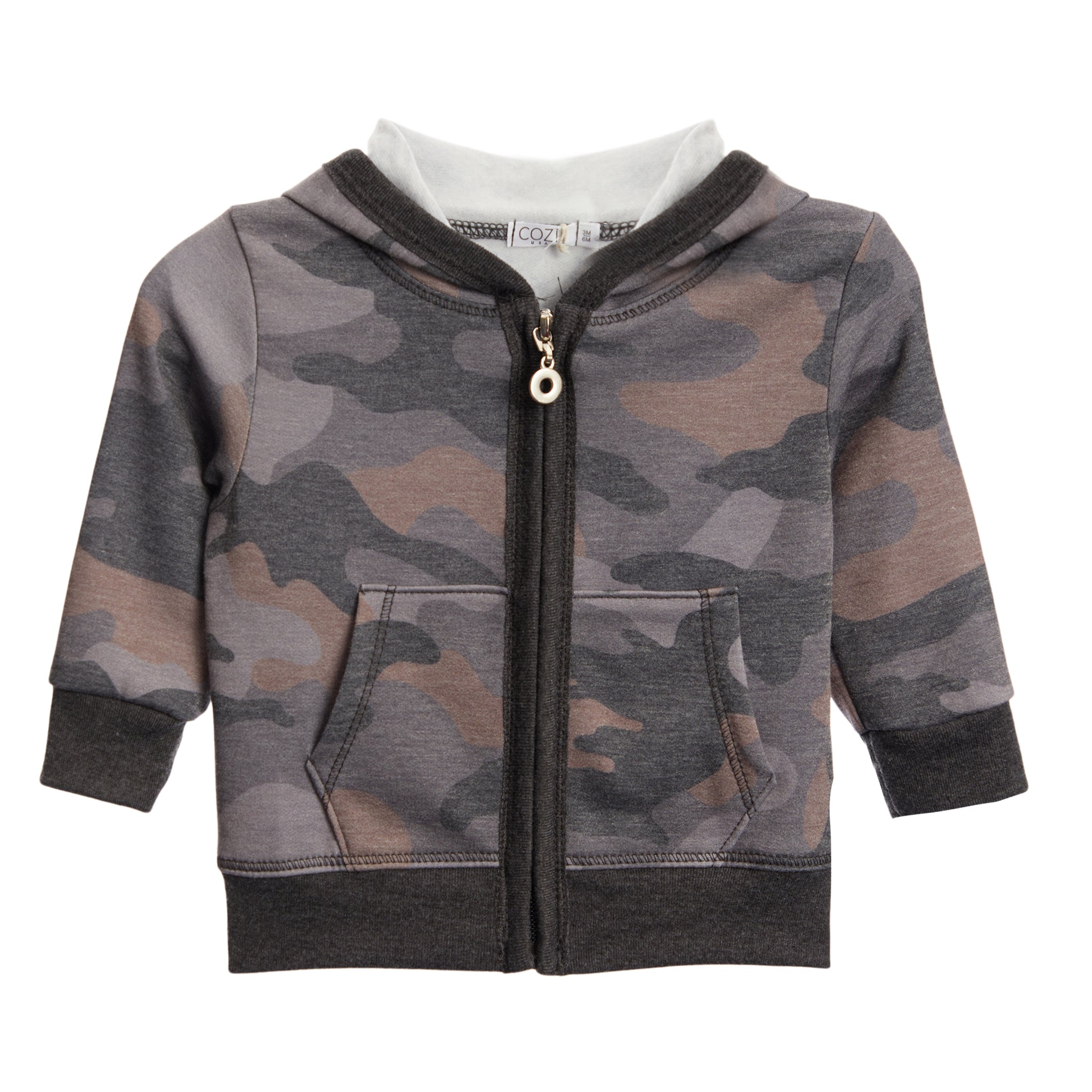 Camo Zip Hoodie - Denny's