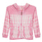 Tie Dye Ruffle Back Zip Thermal Hoodie - Denny's