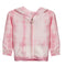 Puff Sleeve Tie Dye Zip Hoodie - Denny's