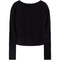 Ballet Neckline Long Sleeve Top - Denny's