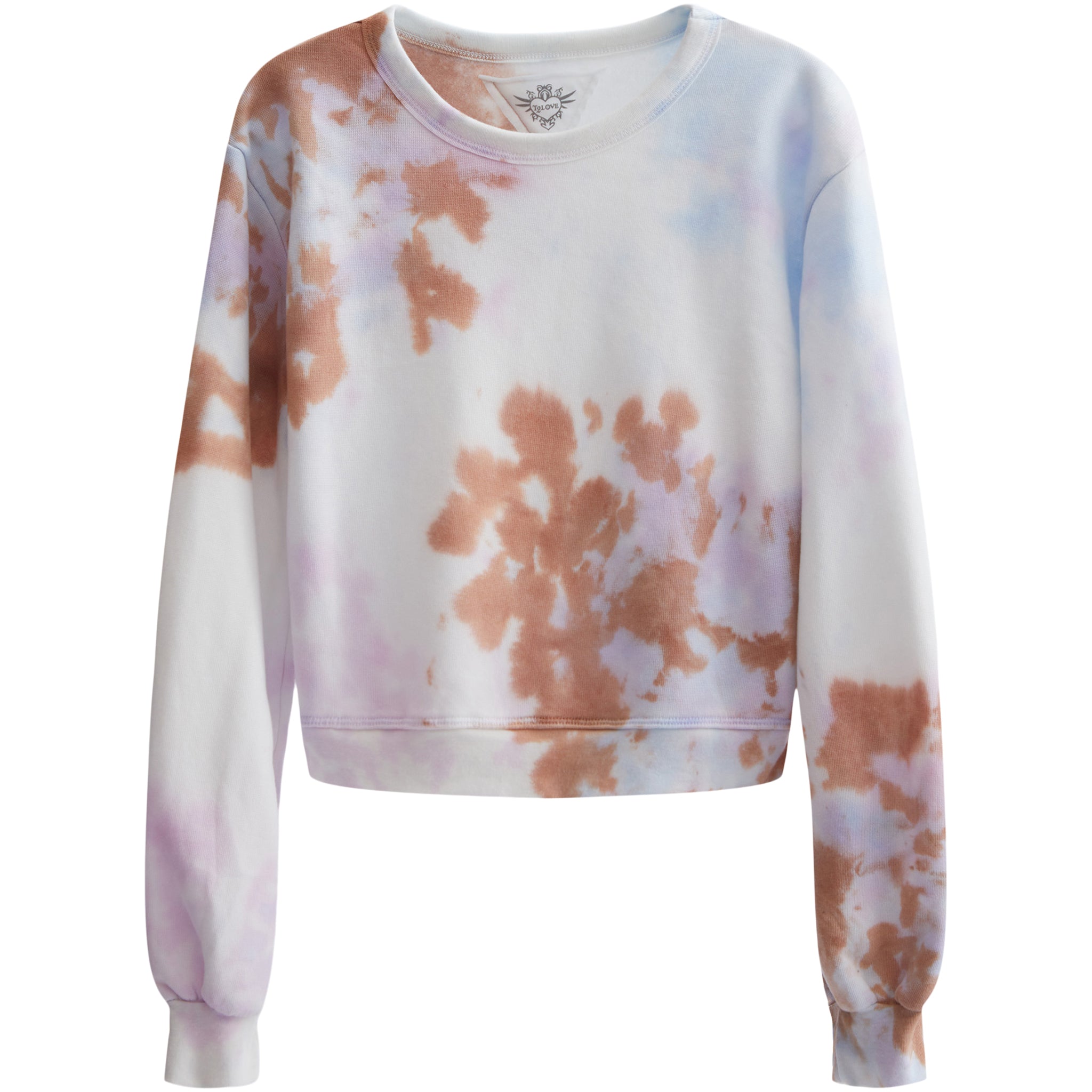 Tie Dye Puff Sleeve Sweathshirt - Denny's