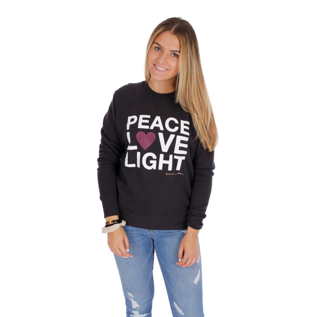 Peace Love Light Crew Sweatshirt - Denny's