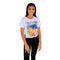 Short Sleeve Fabulous Shoes Crop Distressed Tee - Denny's