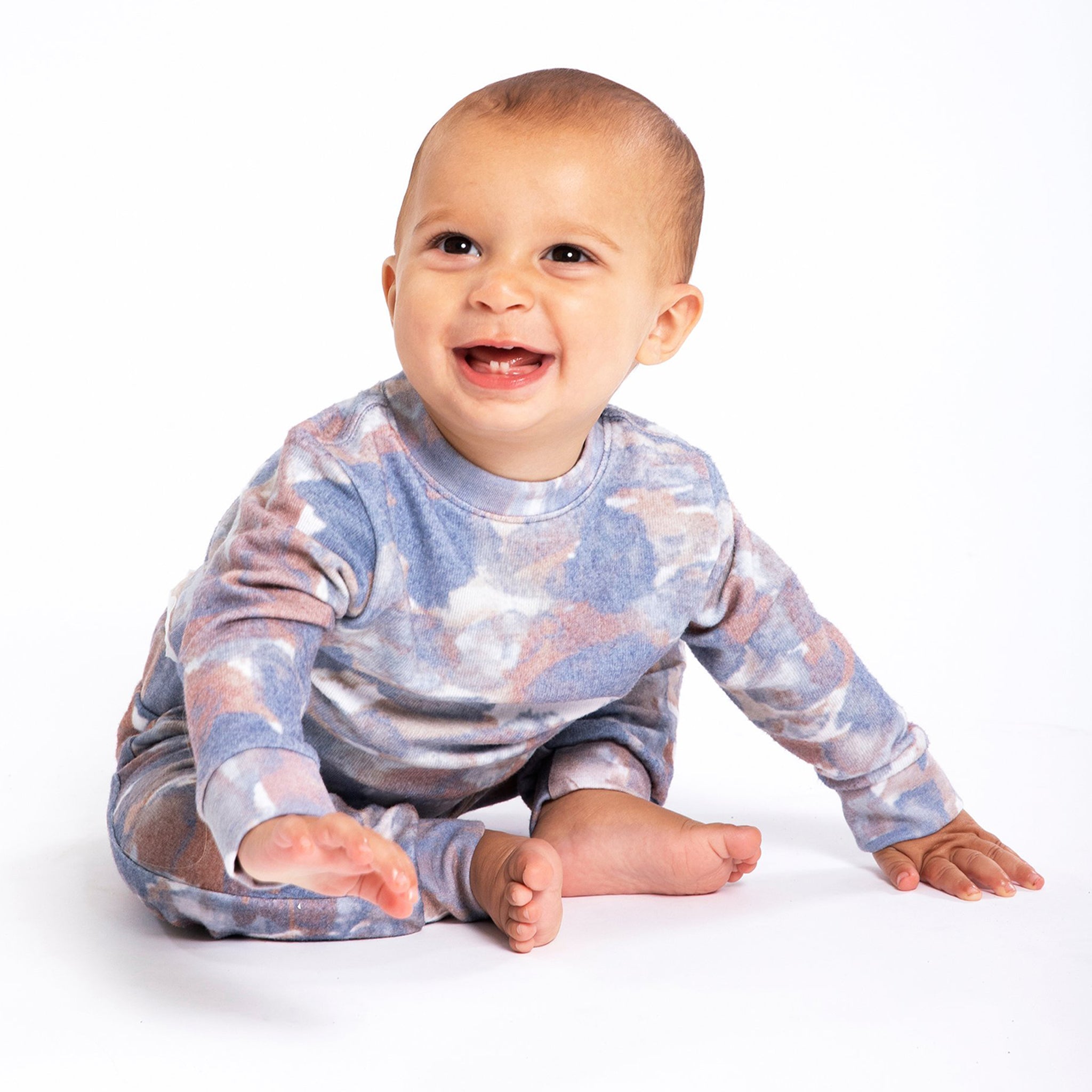 Watercolor Camo Pullover - Denny's