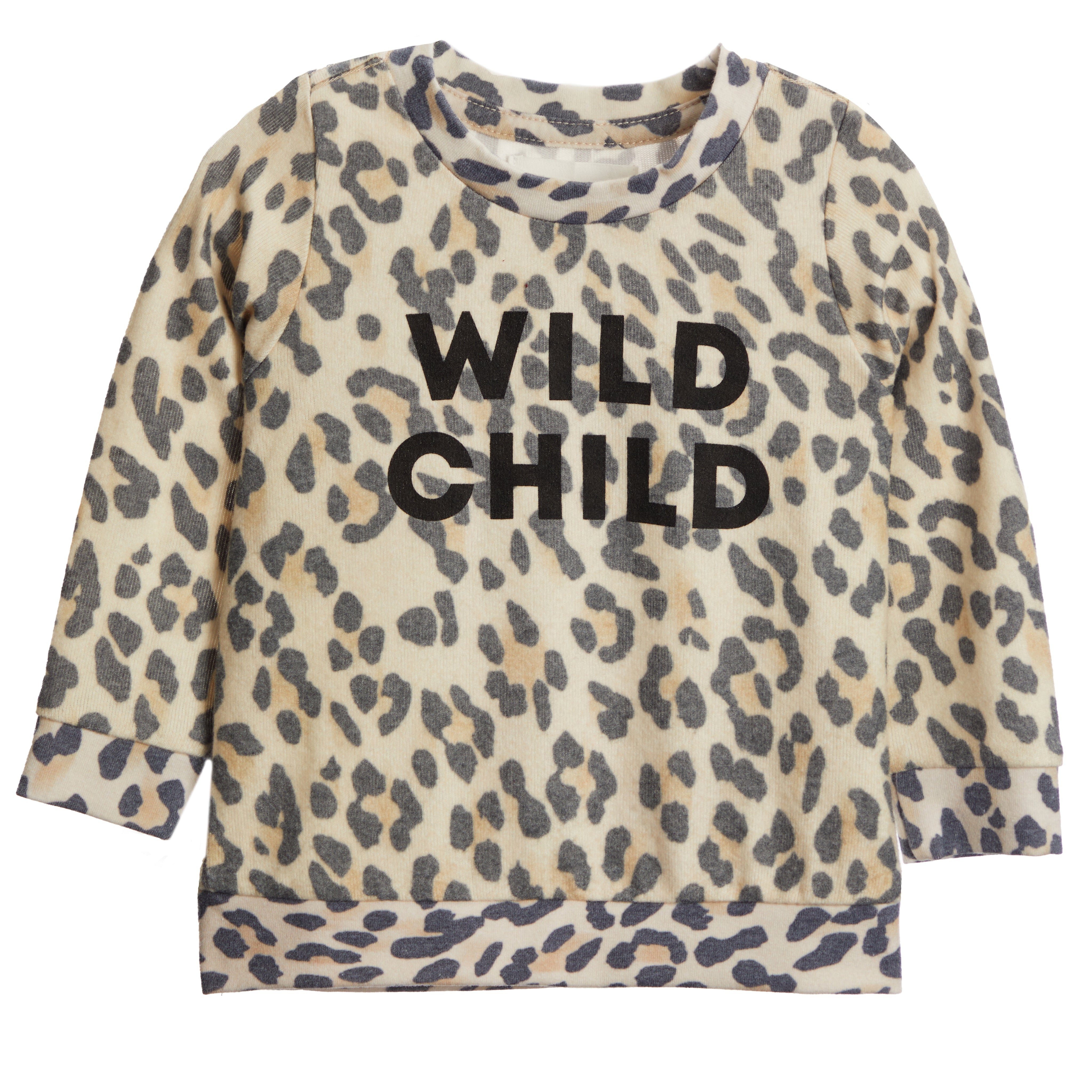 Cheetah Wild Child Pullover - Denny's