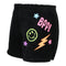 Neon BFF Sticker Fuzzy Shorts 7/14 - Denny's