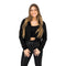 Solid Fleece Zip Crop Hoodie - Denny's