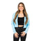 Solid Fleece Zip Crop Hoodie - Denny's
