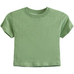 Solid Essential Crop Top - Denny's