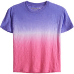 Fearless Peri Water Dip Dye Crop Tee - Denny's