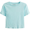 Solid Crop Crew Tee - Denny's