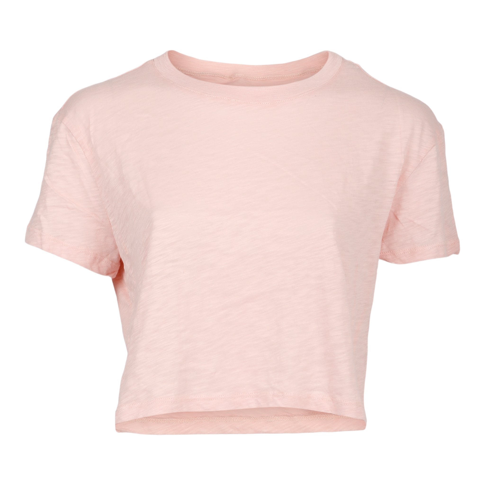 Solid Crop Crew Tee - Denny's