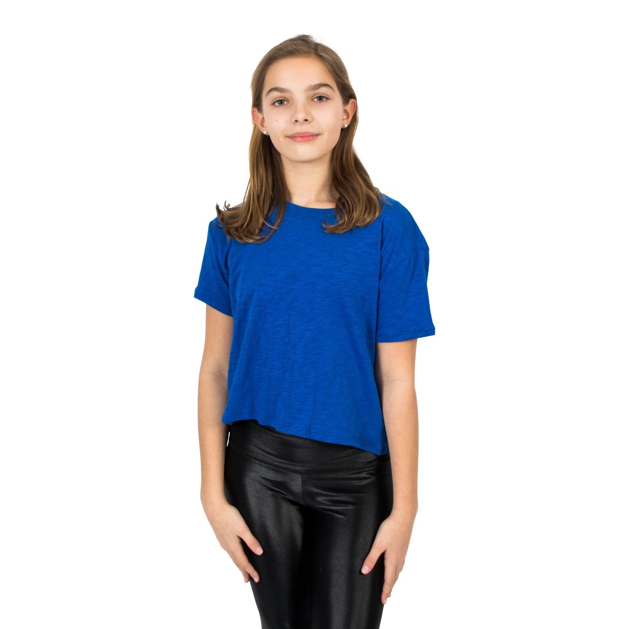 Solid Crop Crew Tee - Denny's