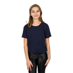 Solid Crop Crew Tee - Denny's