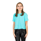 Solid Crop Crew Tee - Denny's