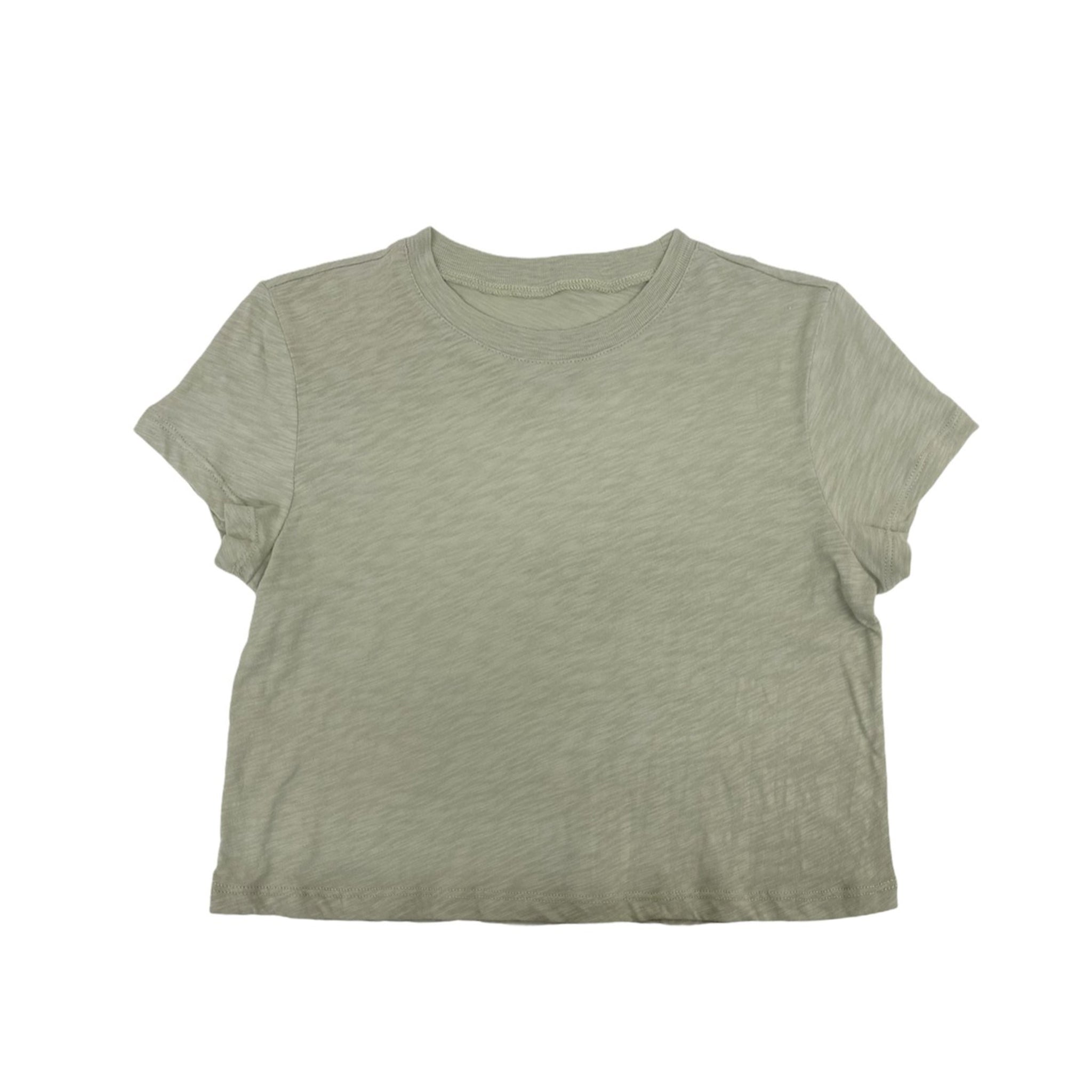 Solid Crop Crew Tee - Denny's