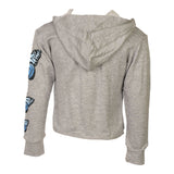 Blue Butterfly Arm Crop Hoodie - Denny's