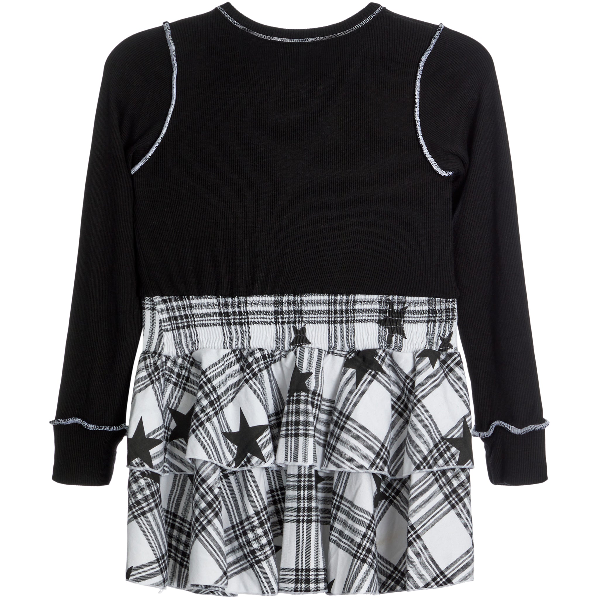 Star Plaid Bottom Dress - Denny's