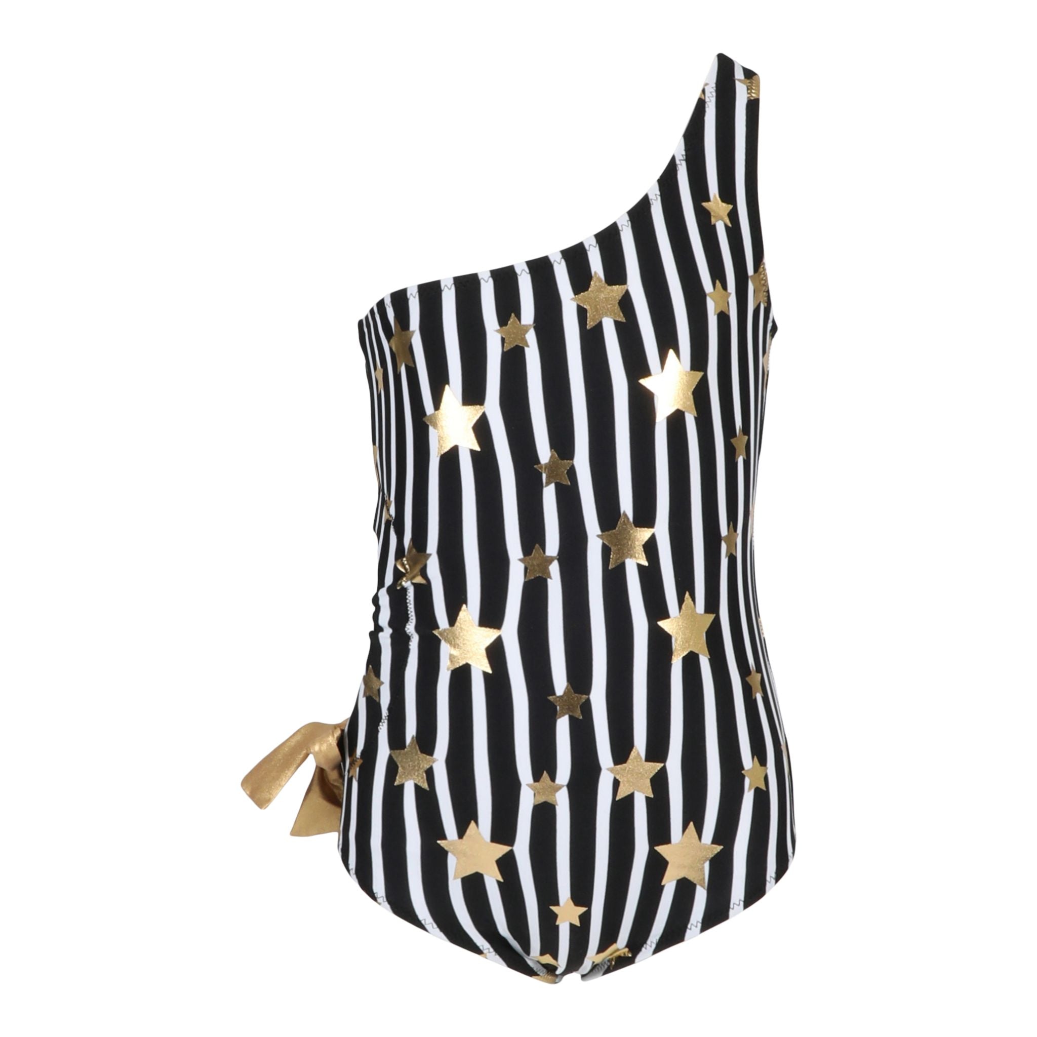 Gold Stars 1pc Striped Bathing Suit - Denny's