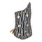 Gold Stars 1pc Striped Bathing Suit - Denny's
