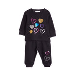 2pc Foil Hearts Thermal Set - Denny's