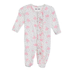 Hearts And Dots Ruffle Footie - Denny's