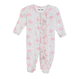 Hearts And Dots Ruffle Footie - Denny's