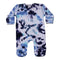 Cobalt & Aqua Tie Dye Footie - Denny's