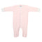 Pink Ruffle Footie with Pinstripes - Denny's