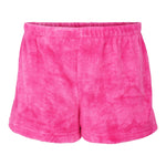 Pink Tie Dye Fuzzie Short - Denny's