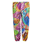 Neon Ice Cream Rainbow French Terry Jogger - Denny's
