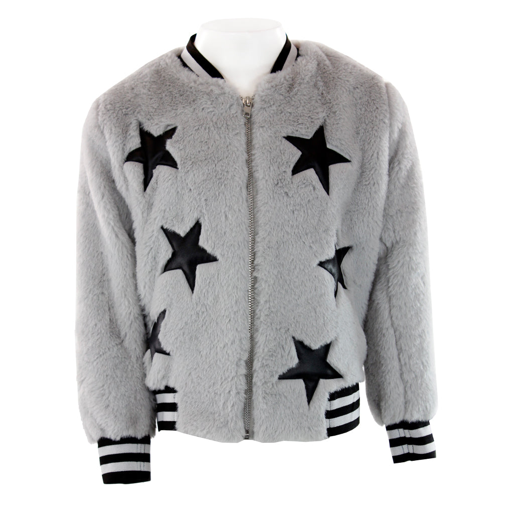 Fur Bomber with Stars - Denny's