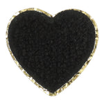 Fuzzy Heart Sticker Patch - Denny's