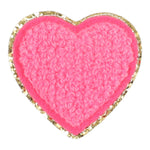 Fuzzy Heart Sticker Patch - Denny's