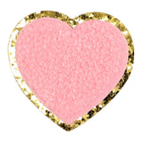 Fuzzy Heart Sticker Patch - Denny's