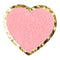 Fuzzy Heart Sticker Patch - Denny's
