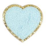 Fuzzy Heart Sticker Patch - Denny's